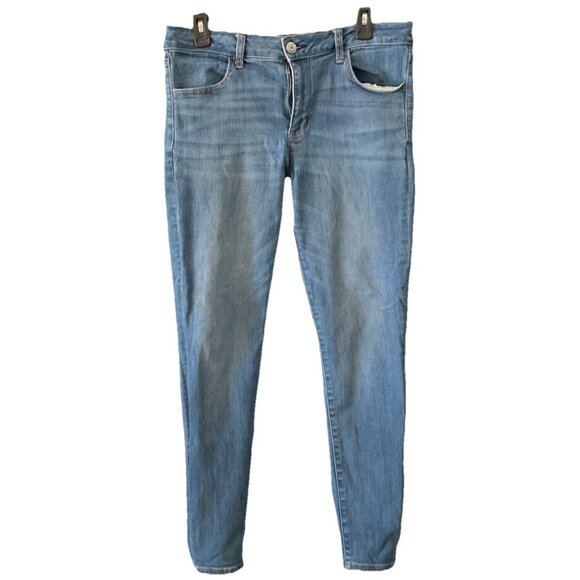 American Eagle Next Level Stretch Blue Jeans Jegging women’s Size 12 32x28 - Picture 1 of 8
